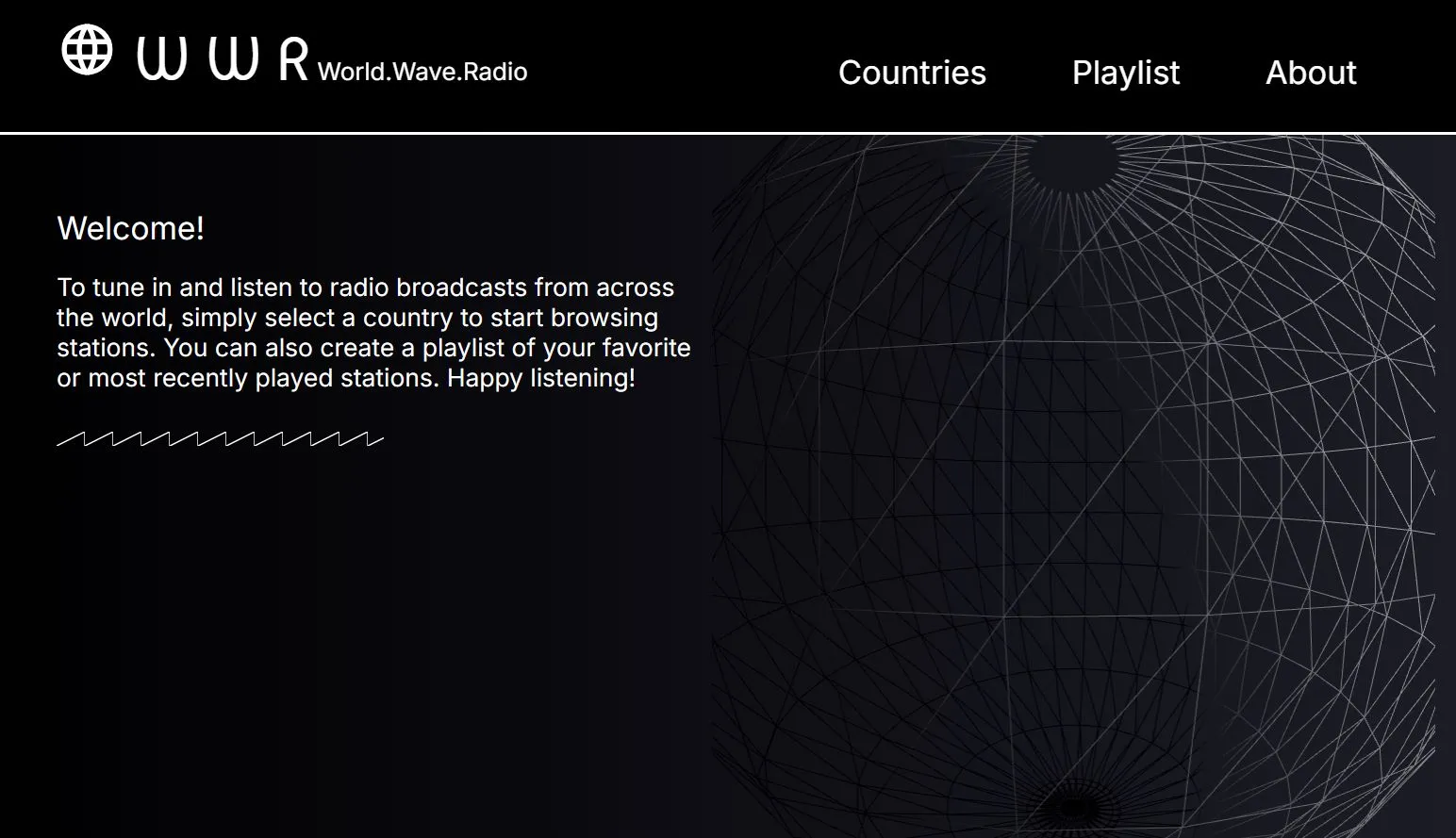 WWR home page